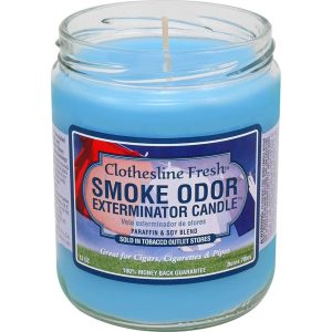 SMOKE ODOR CLOTHESLINE FRESH CANDLE