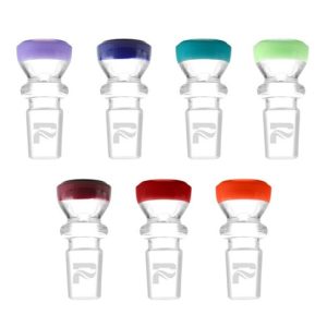 PULSAR COLOR RING HERB SLIDE 14MM BOWL ASSORTED COLORS