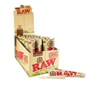 RAW ORGANIC CONES  1 1/4" 6PK