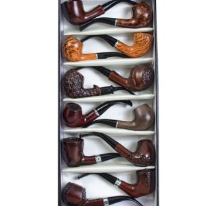 FUJIMA 6" FAUX WOOD PIPE ASST. COLORS
