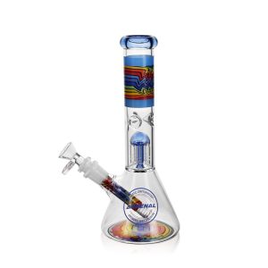 ARSENAL 10" RAINBOW THUNDER TREE PERC BEAKER BLUE