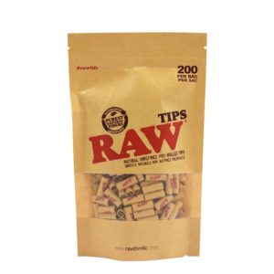 RAW UNBLEACHED FILTER TIPS 200PK