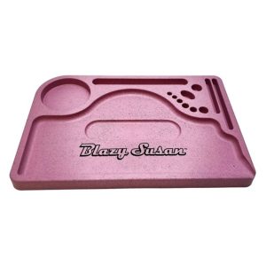 BLAZY SUSAN HEMP PINK TRAY