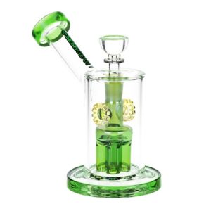 SESHGEAR STEAMPUNK GEARS 6.5" FUMED PERC BONG ASSORTED COLORS