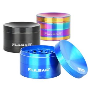 PULSAR 2.5" 4PC CONCAVE GRINDER ASSORTED COLORS