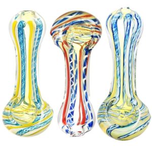 DNA TWIST 4" SPOON PIPE ASSORTED COLORS