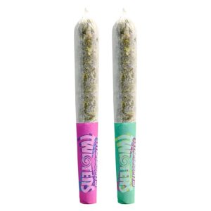 RIZZLERS TWISTERS BUBBA BOMB & RAINBOW BOOTY INFUSED PR 2X0.5G