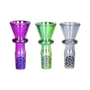 SESHGEAR 14MM CHROMATIC FUNNEL BOWL W/ MARIA HANDLE ASST COLORS