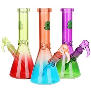 SESHGEAR STRAIGHT NECK 10" OMBRE BEAKER ASSORTED COLORS