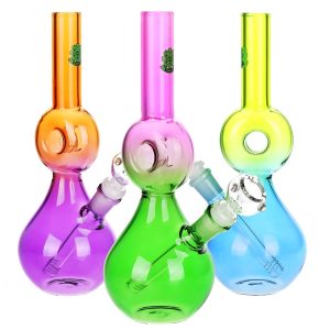 SESHGEAR DONUT 10.5" OMBRE BONG ASST COLORS