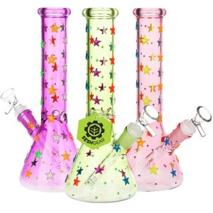 SESHGEAR 10" SHINING STAR BEAKER ASSORTED COLORS